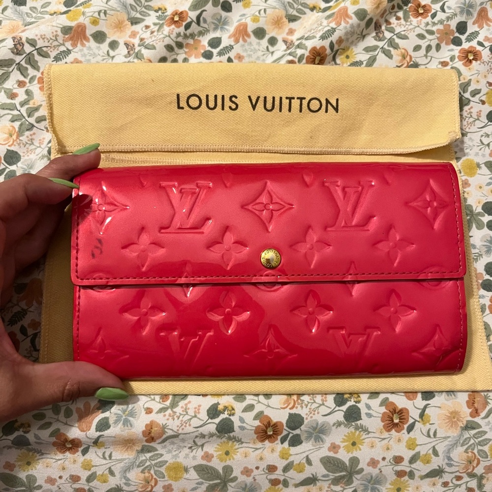 Louis Vuitton Red Wallet